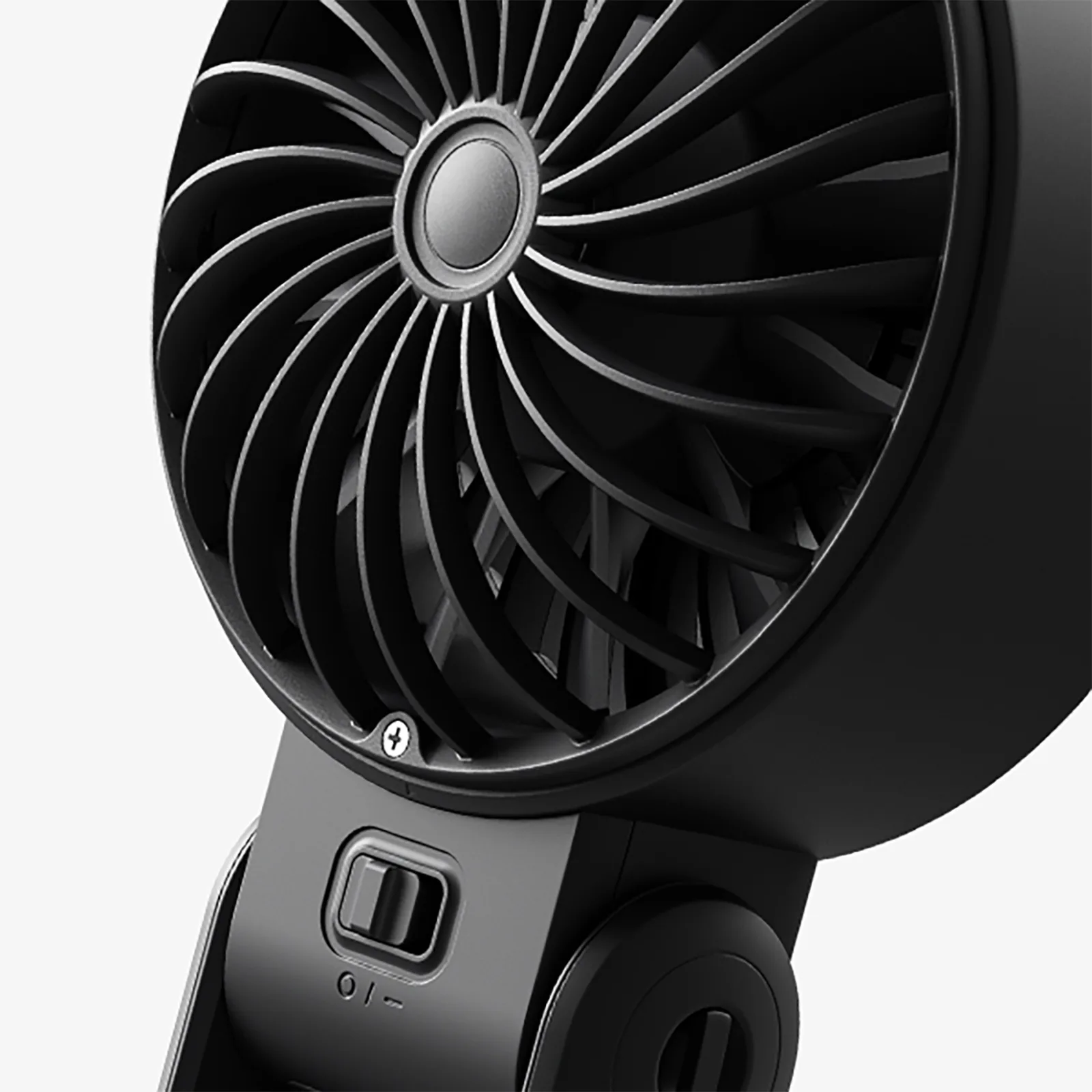 Mini USB-C Handheld Fan 3600mAh - Black 6