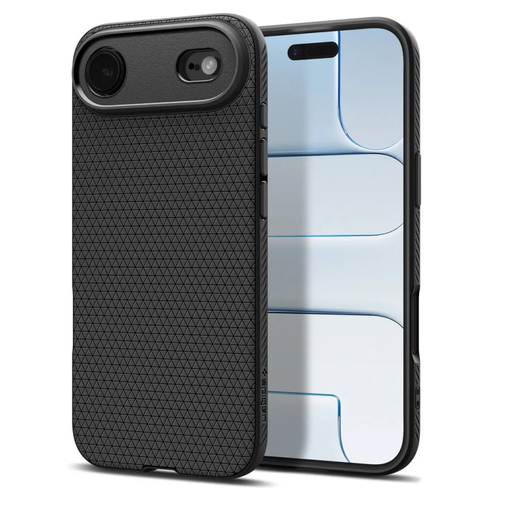Liquid Air védőtok iPhone 17 Air-hez – matt fekete