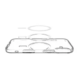 Liquid Crystal MagSafe zaštitna futrola za iPhone 17 - prozirno bijela 5