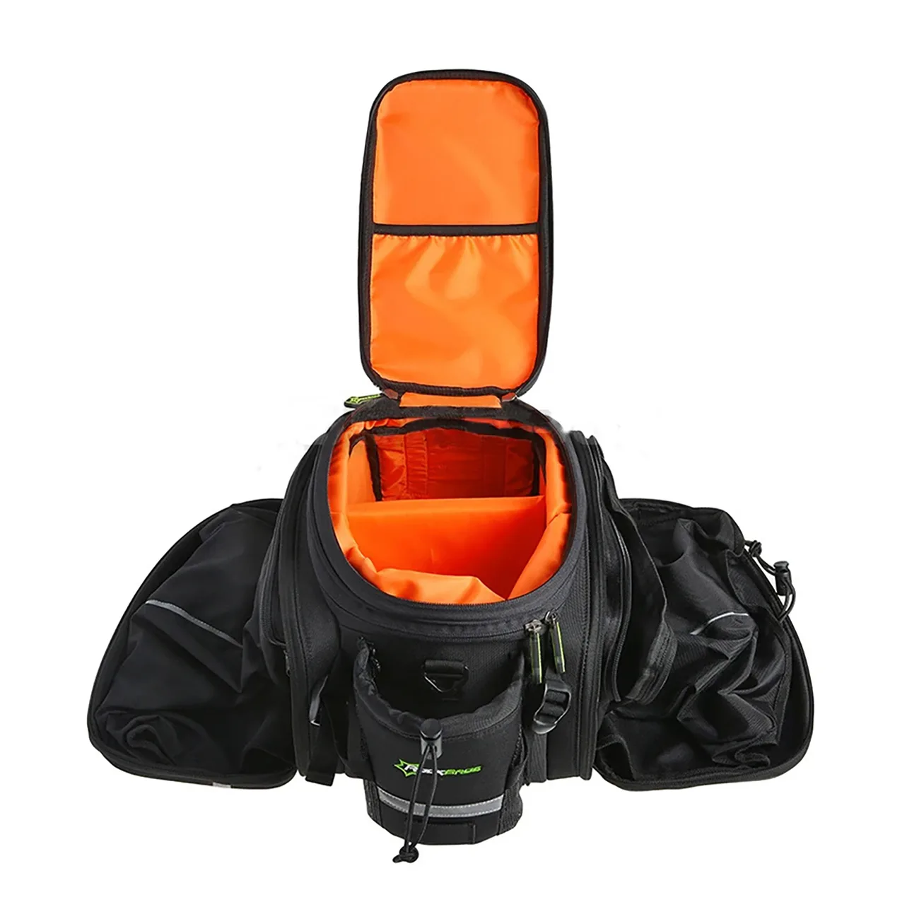 Geantă de bicicletă de 35 L cu buzunare extensibile pentru portbagaj - negru 3