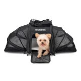 Faltbare Fahrradtasche für den Transport von Hunden und Katzen – schwarz 2