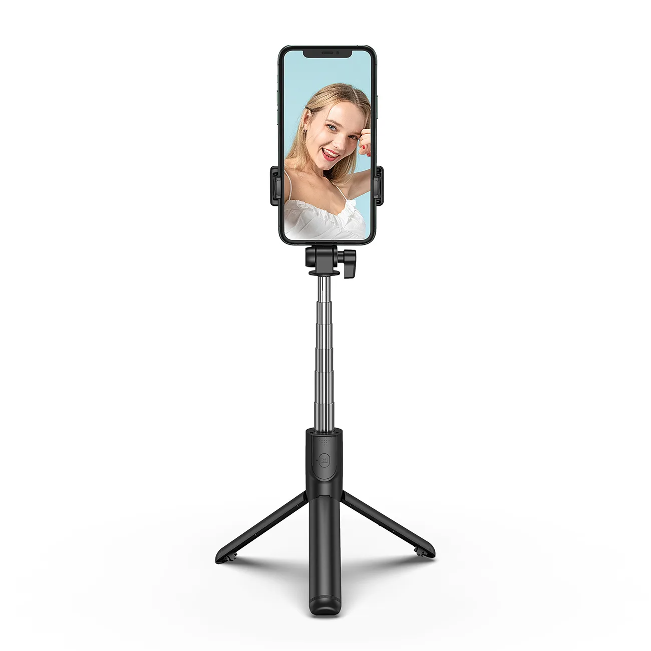 Telescopic selfie stick/trepied cu suport pentru telefon, 1 m 3