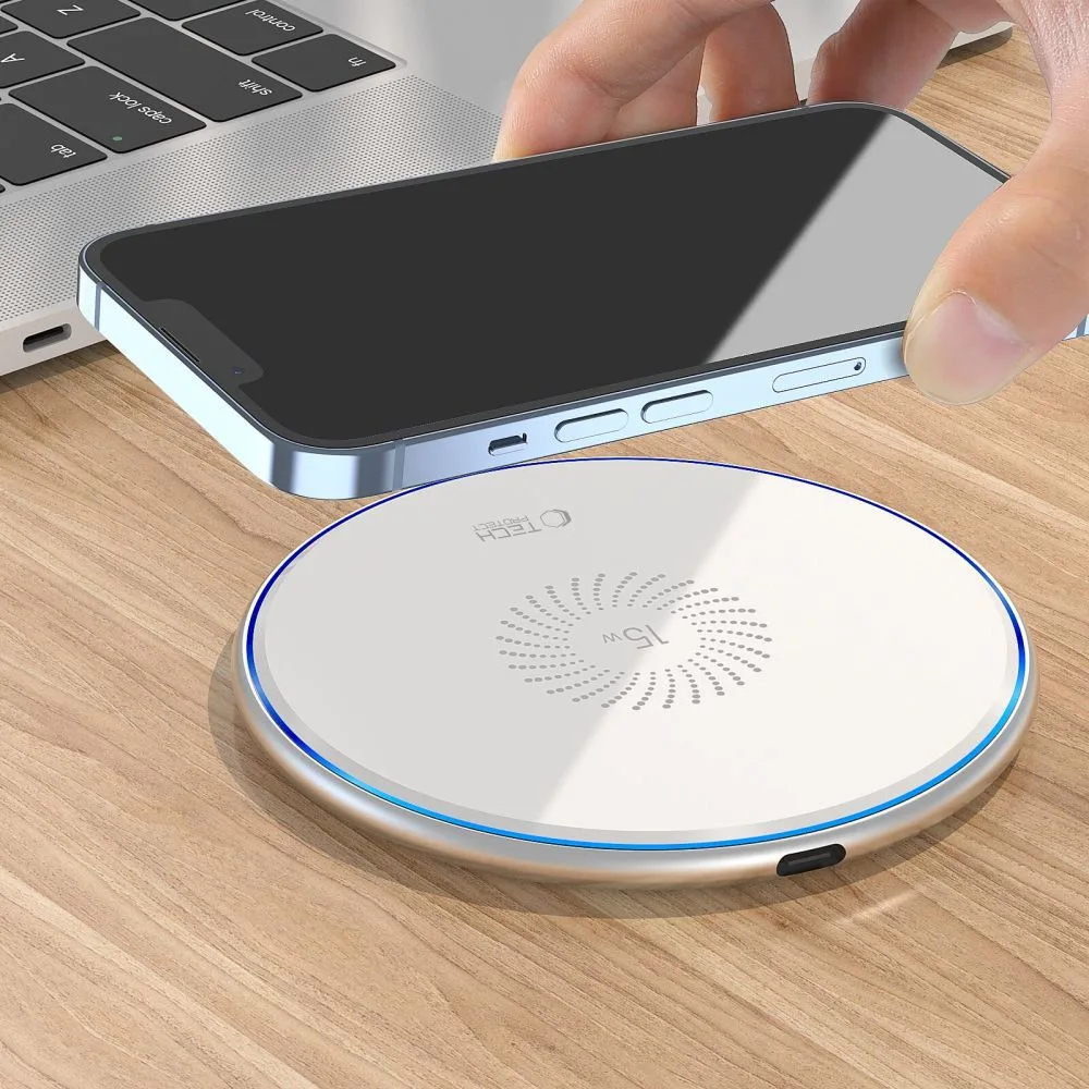 15-W-Wireless-Induktionsladegerät – Schwarz 5