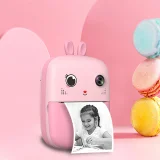 HURC10R Mini Thermal Printer with Camera and Video Camera - Pink 11