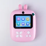 HURC10R Mini Thermal Printer with Camera and Video Camera - Pink 9