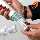 H100 1500W sušilo za kosu s ionizacijom i difuzorom - bijelo 9