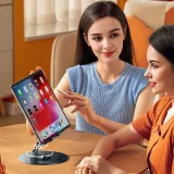 Sklopivi stolni stalak za tablet 360° - sivi 11