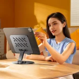 Sklopivi stolni stalak za tablet 360° - sivi 6