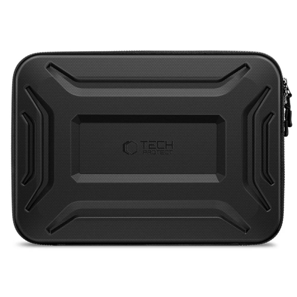 Vízálló, merev laptop tok 13-14 hüvelykes laptopokhoz – fekete