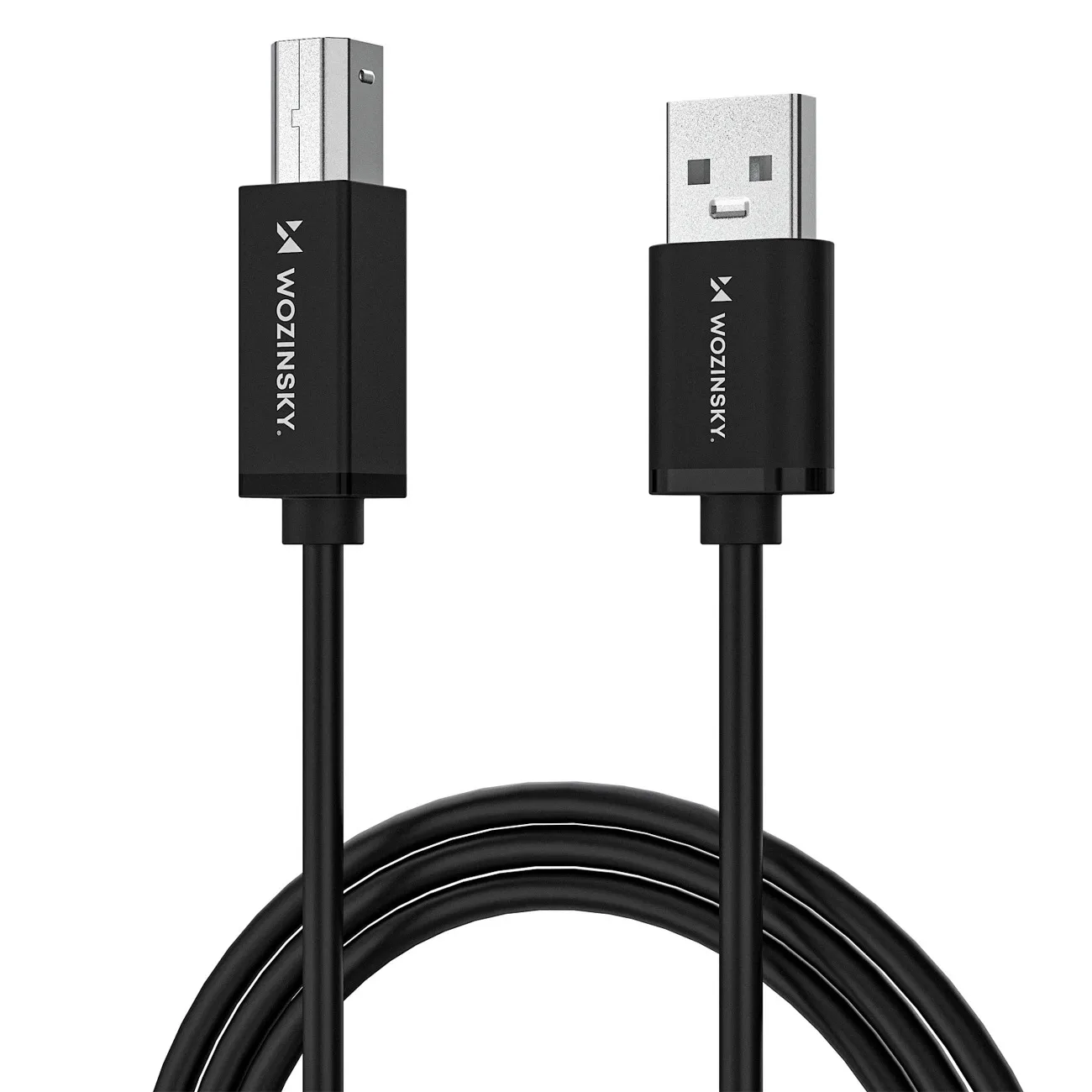 USB-B–USB-A nyomtató-/szkennerkábel, 480 Mbps, 1 m, fekete 4