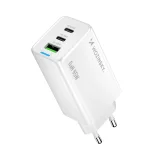 Încărcător de perete GaN USB-A la USB-C cu cablu USB-C, 65 W - Alb 2