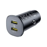2 db USB-C 30 W-os autós töltő – fekete 4