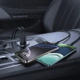 2 db USB-C 30 W-os autós töltő – fekete 8