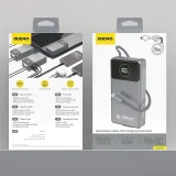 K31 Pro 20000mAh Power Bank s uvlačivim 45W USB-C kabelom - siva 2