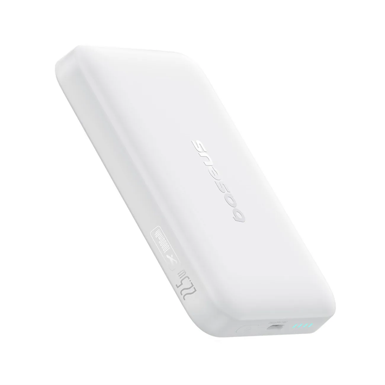 Powerbank bezprzewodowy EnerFill FM11 10000mAh 22.5W MagSafe z kablem USB-C 30cm - biały 5