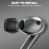 Samsung Galaxy Buds 3 Pro ear tips in sizes S / M / L, black - 3 pcs. 4