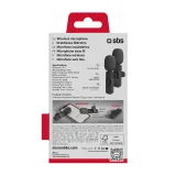 Bežični lavalijeri s USB-C prijemnikom - crni - 2 kom. 2
