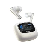 Bowie M2s Ultra TWS wireless earbuds with display - white