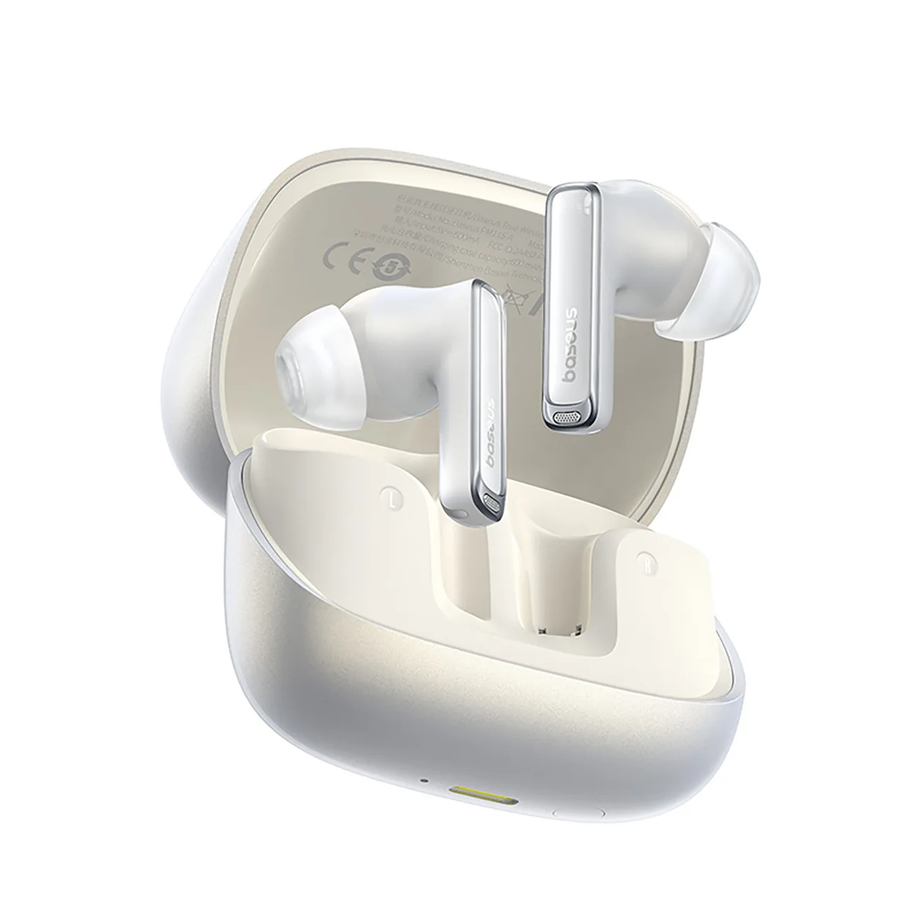 Bowie M2s Ultra TWS wireless earbuds with display - white 2