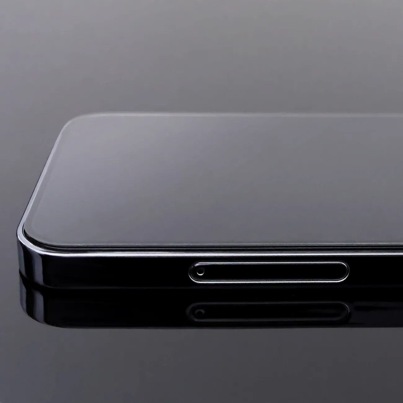 Härtglas für Samsung Galaxy A55 mit schwarzem Rahmen – Härtglas mit Vollkleber 6