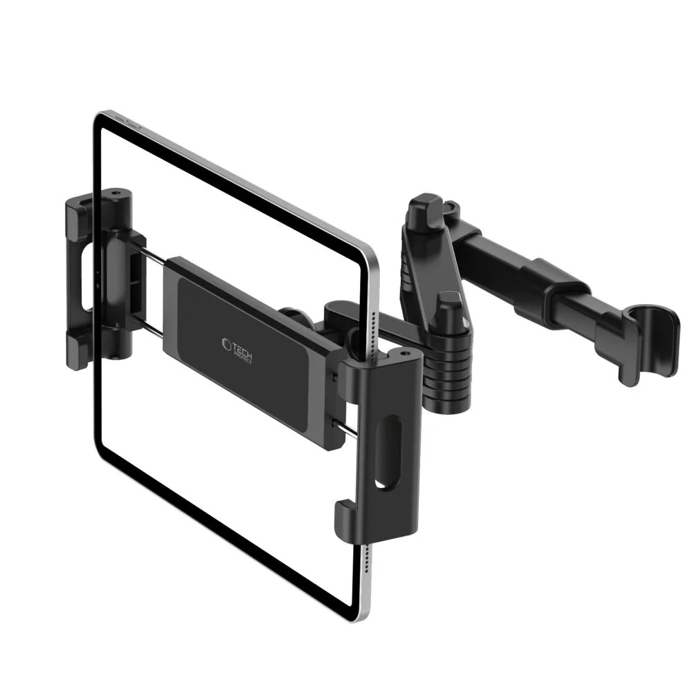 V1 Telescopic Car Headrest Mount for Smartphones - Black 2