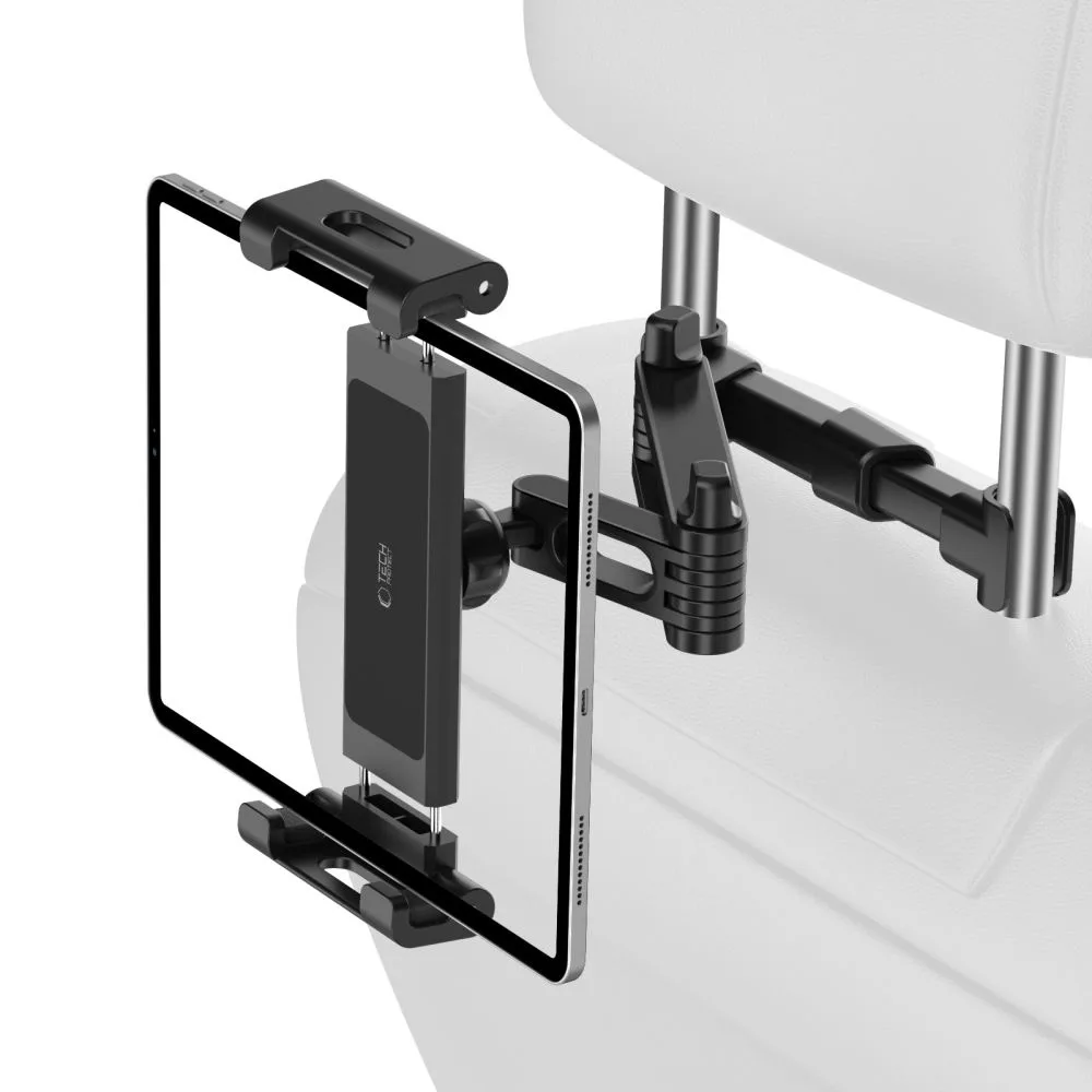 V1 Telescopic Car Headrest Mount for Smartphones - Black 3