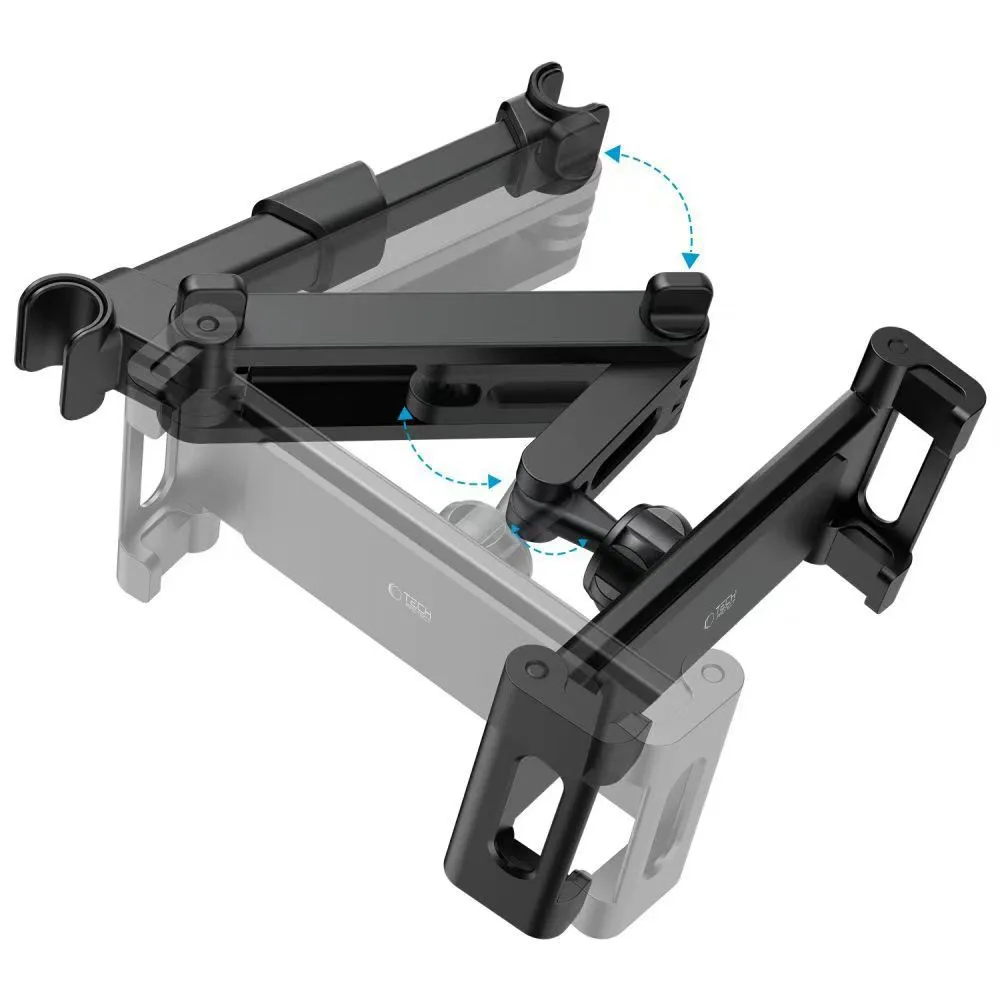 V1 Telescopic Car Headrest Mount for Smartphones - Black 6