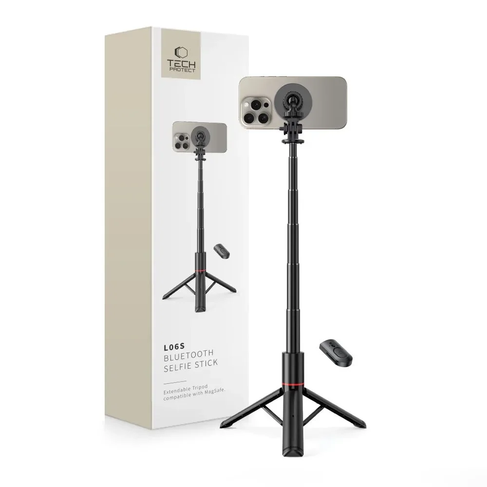 Tijă magnetică pentru selfie cu telecomandă L06S Bluetooth MagSafe 82 cm Tijă magnetică pentru selfie cu telecomandă L06S Bluetooth MagSafe 82 cm