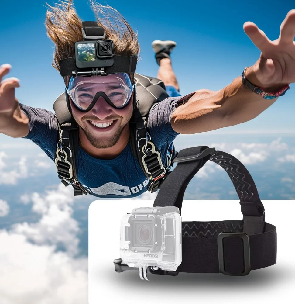 GoPro DJI GA100 Suport pentru cap pentru camere de acțiune - Negru 4