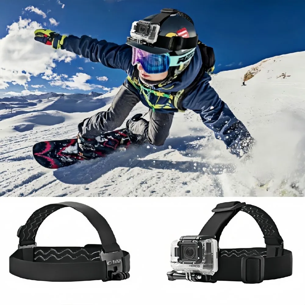 GoPro DJI GA100 Suport pentru cap pentru camere de acțiune - Negru 6