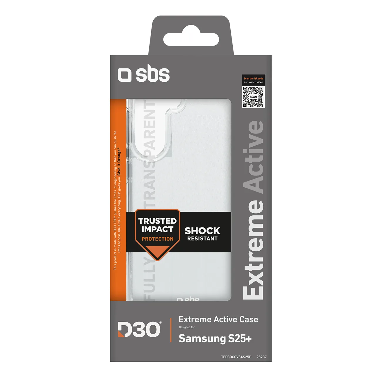Husă de protecție pentru Samsung Galaxy S25+ - transparentă 3