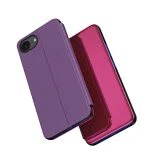 Flip futrola za iPhone 16e prozirna - ružičasta