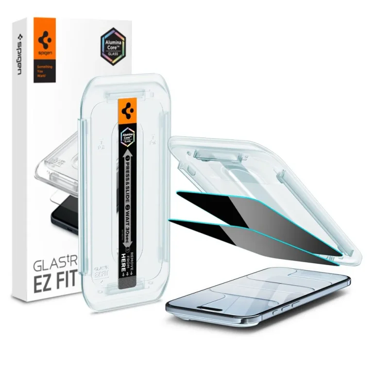Adatvédelmi képernyővédő felhordóval iPhone 17 Air Glas.TR EZ Fit - 2 db.
