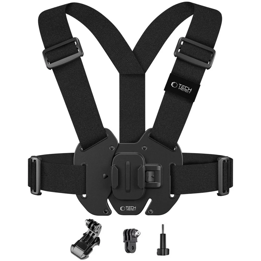 GoPro DJI mellkasheveder akciókamerához – fekete