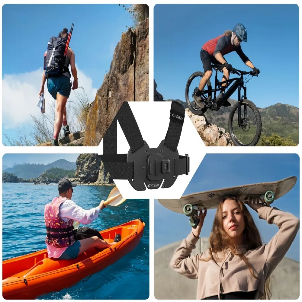 GoPro DJI Brustgurt für Action-Kamera – Schwarz 7