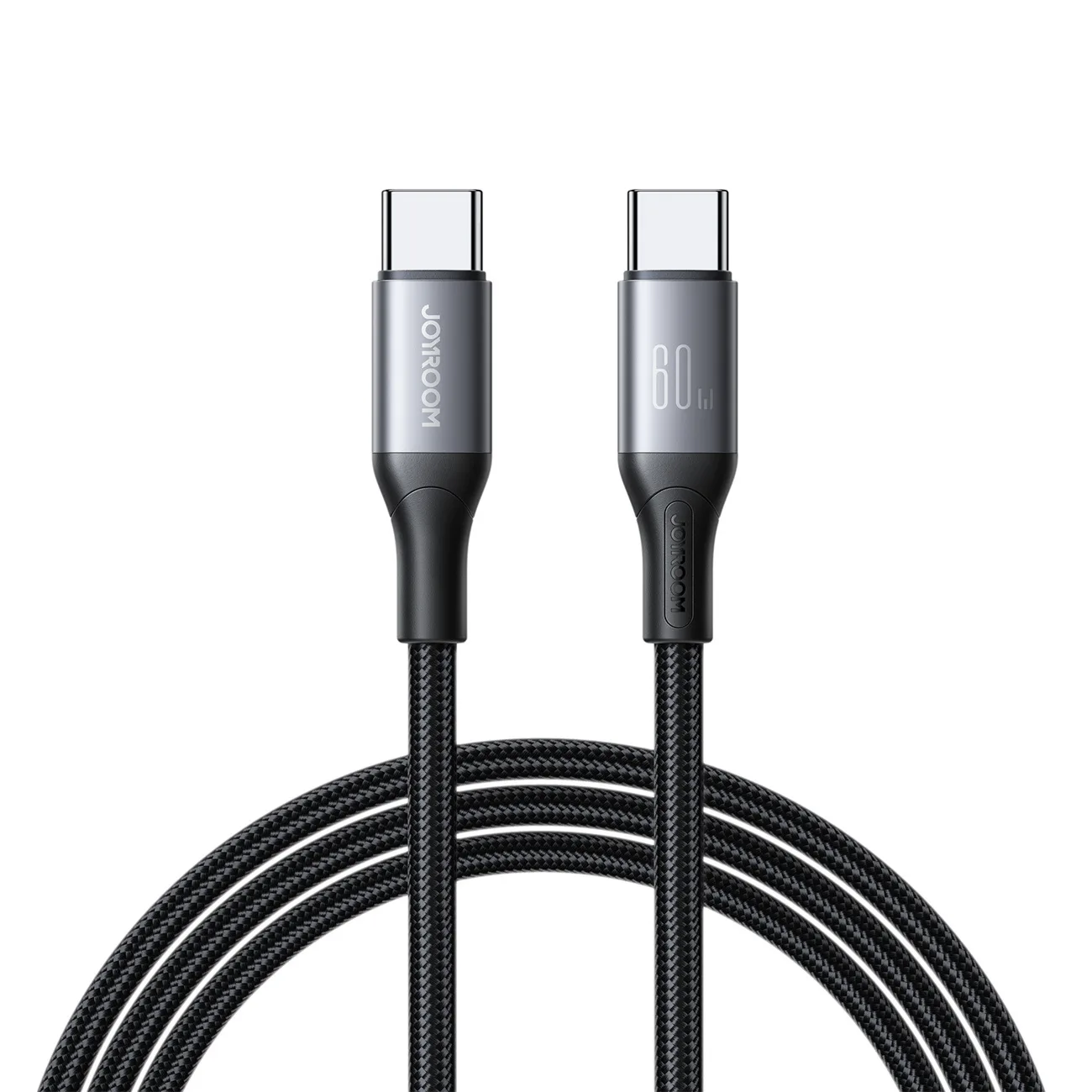 S-A28 pleteni USB-C kabel, 60W, 2m - crni S-A28 pleteni USB-C kabel, 60W, 2m - crni