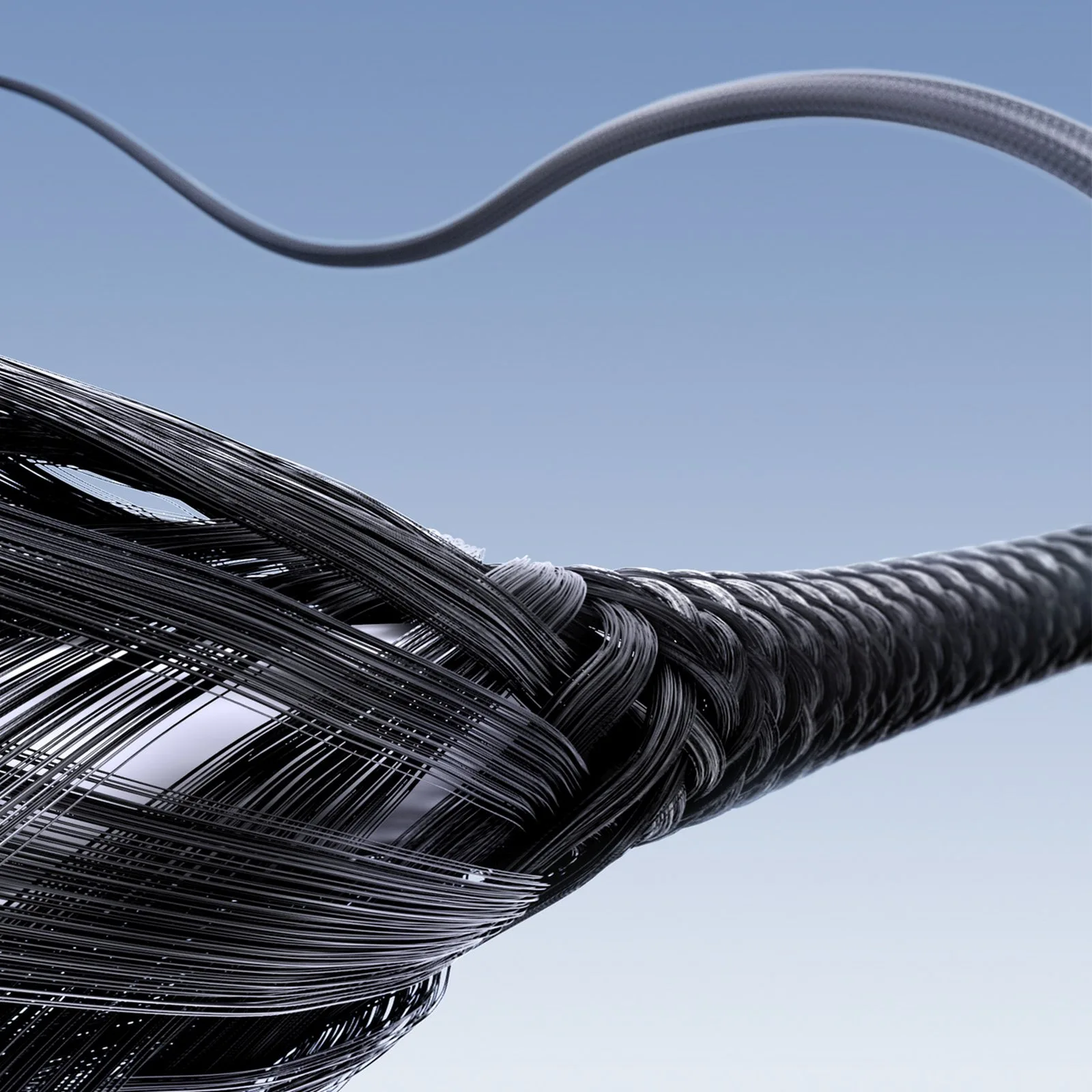 S-A28 pleteni USB-C kabel, 60W, 2m - crni 5