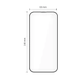 Szkło hartowane na iPhone 17 z aplikatorem Quick Set+ czarne - 2 szt. 3