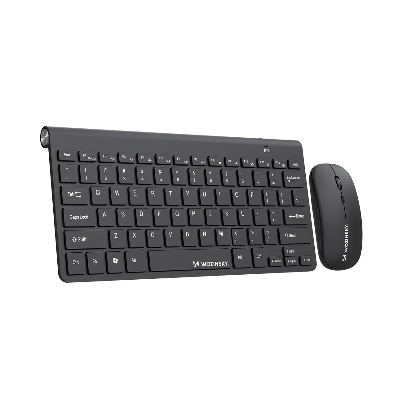 Set tastatură și mouse fără fir de 2,4 GHz - Negru 5