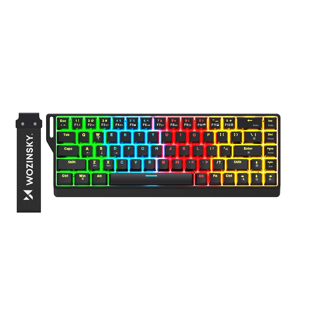 Tastatură mecanică de gaming cu iluminare RGB USB-A - Negru 2