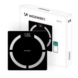 Intelligens Bluetooth-os mérleg, 180 kg - Fekete