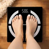 Intelligens Bluetooth-os mérleg, 180 kg - Fekete 5