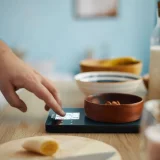Intelligens konyhai mérleg kijelzővel és Bluetooth-alkalmazással, 10 kg – fekete 3