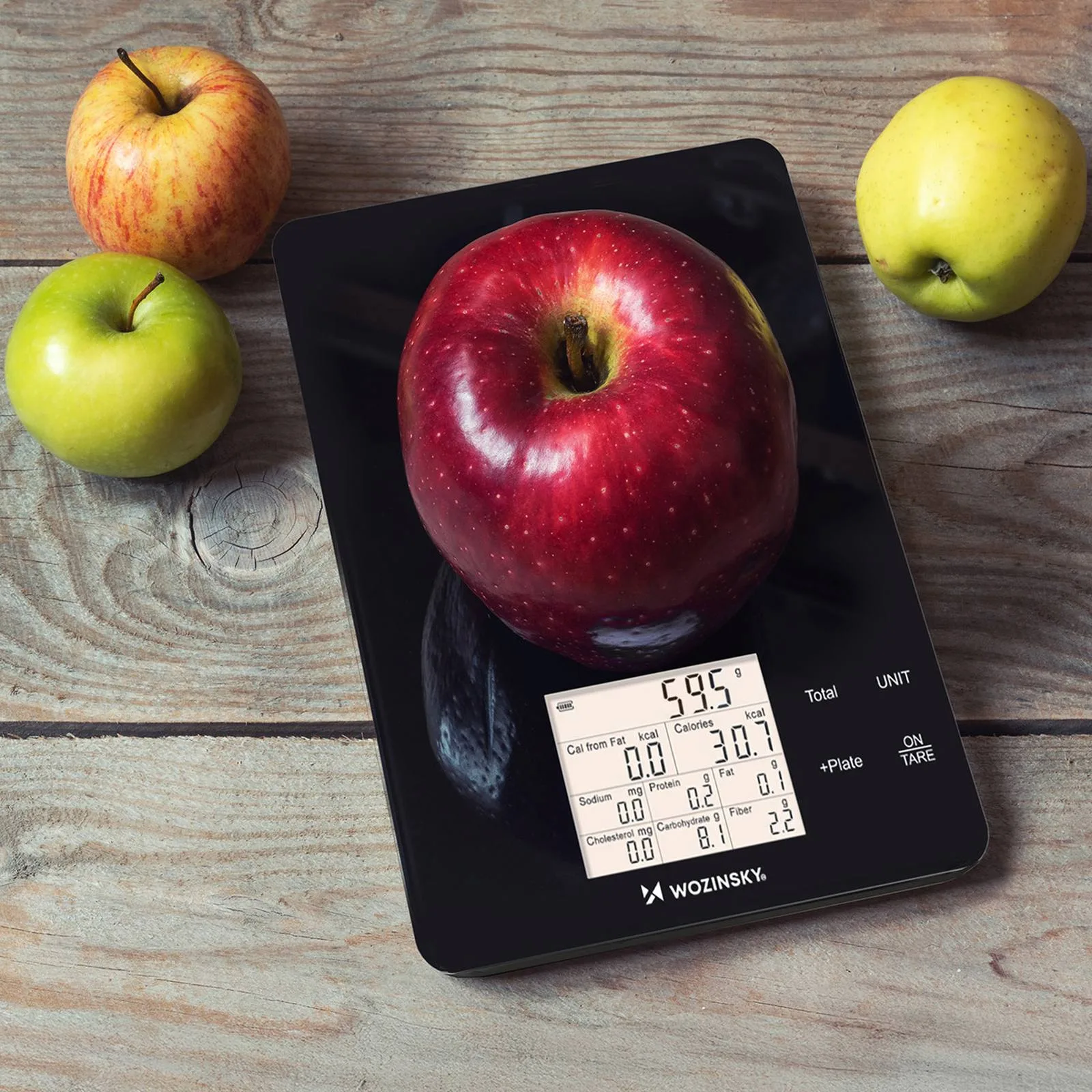 Intelligente Küchenwaage mit Display und Bluetooth-App, 10 kg – Schwarz 4