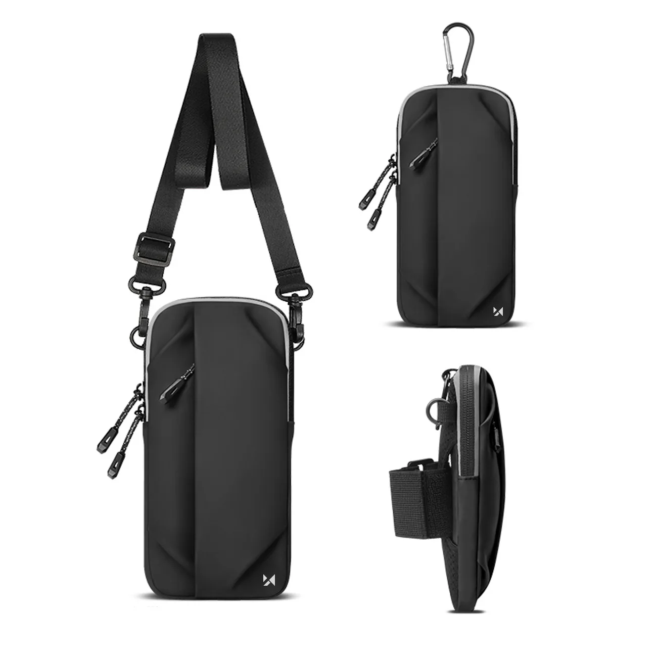 Armbandtasche für das Handy beim Laufen – schwarz 3