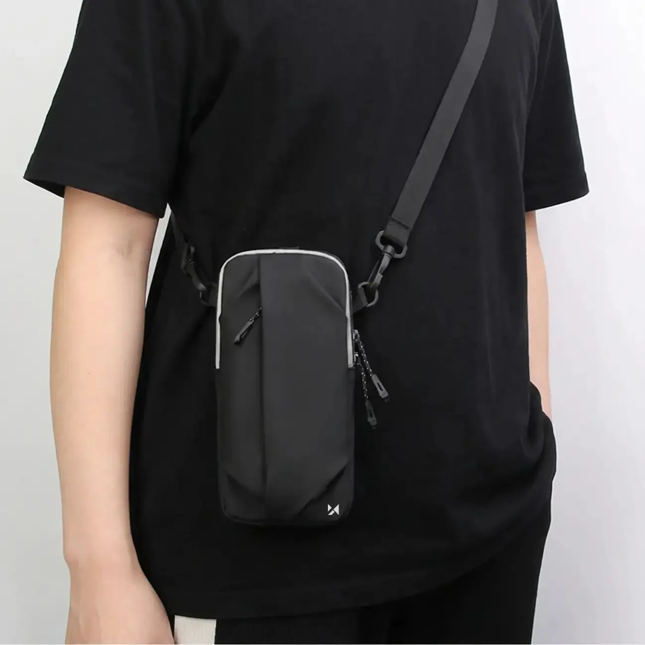 Armbandtasche für das Handy beim Laufen – schwarz 7