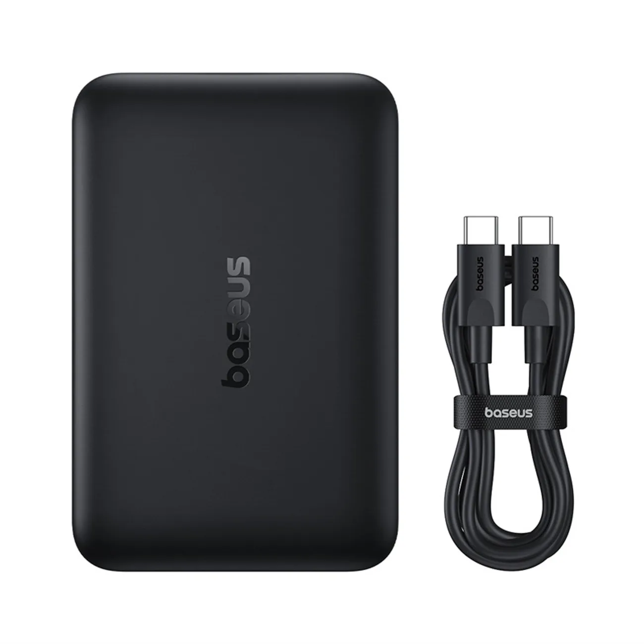 10000 mAh-s, 22,5 W-os power bank USB-C kábellel EnerFill FM11 Ultra-Mini MagSafe – Fekete 2