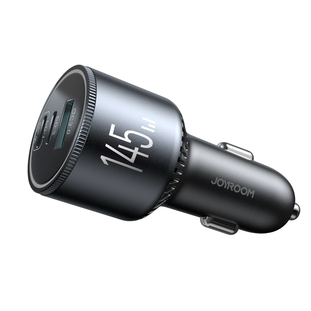 USB-A to USB-C Car Charger with Cable, 145W - Dark Gray 5