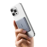 Ultra-tanki power bank od 5000 mAh s postoljem, PicoGo AM31 Qi2 MagSafe 20W kabel - sivi 3