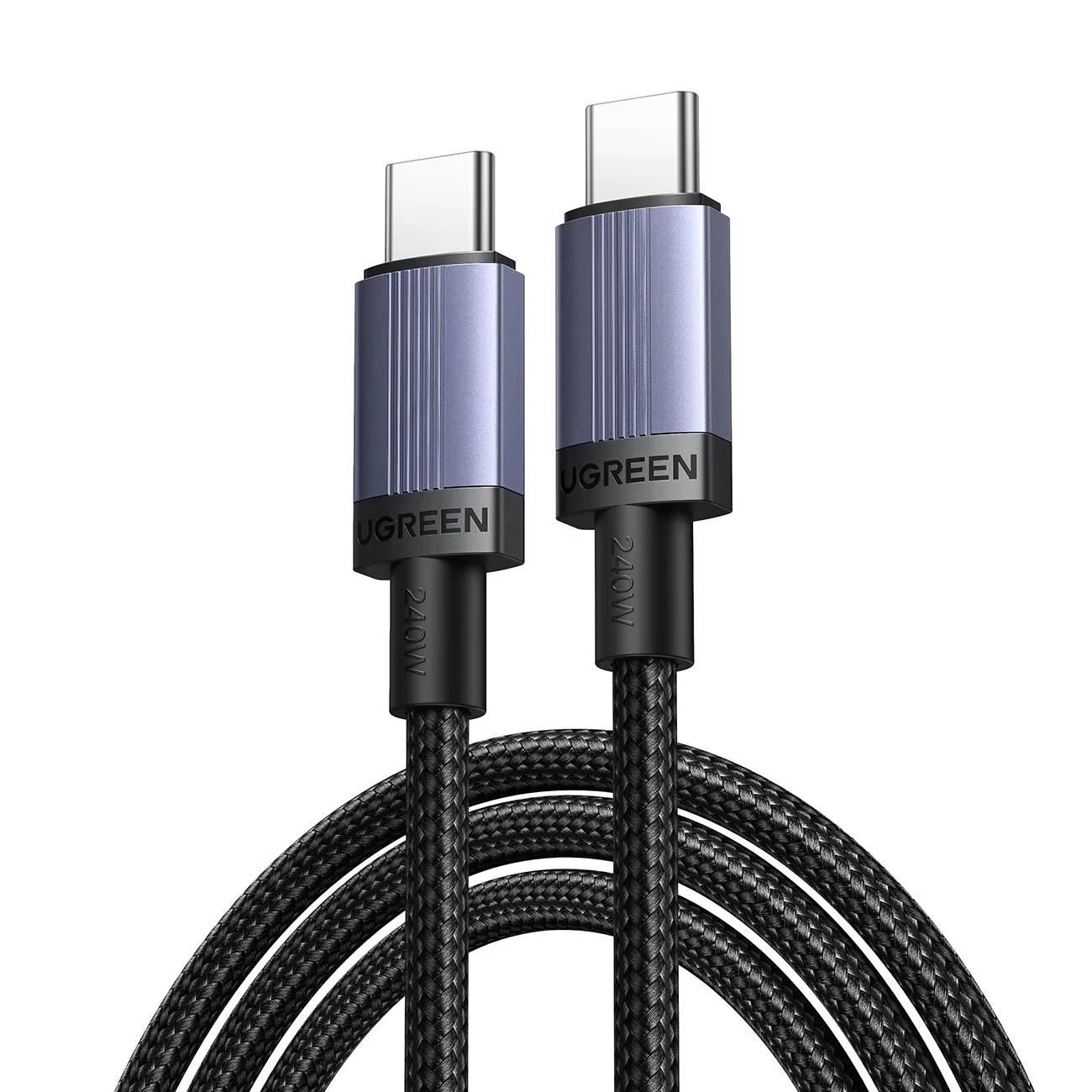 USB-C PD 240 W-os 3 m-es kábel – fekete 2